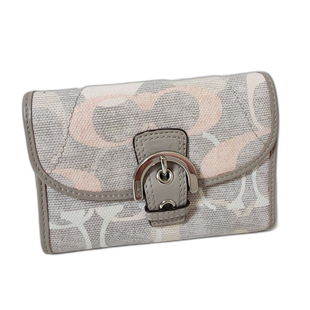 Coach Signature Buckle Wallet